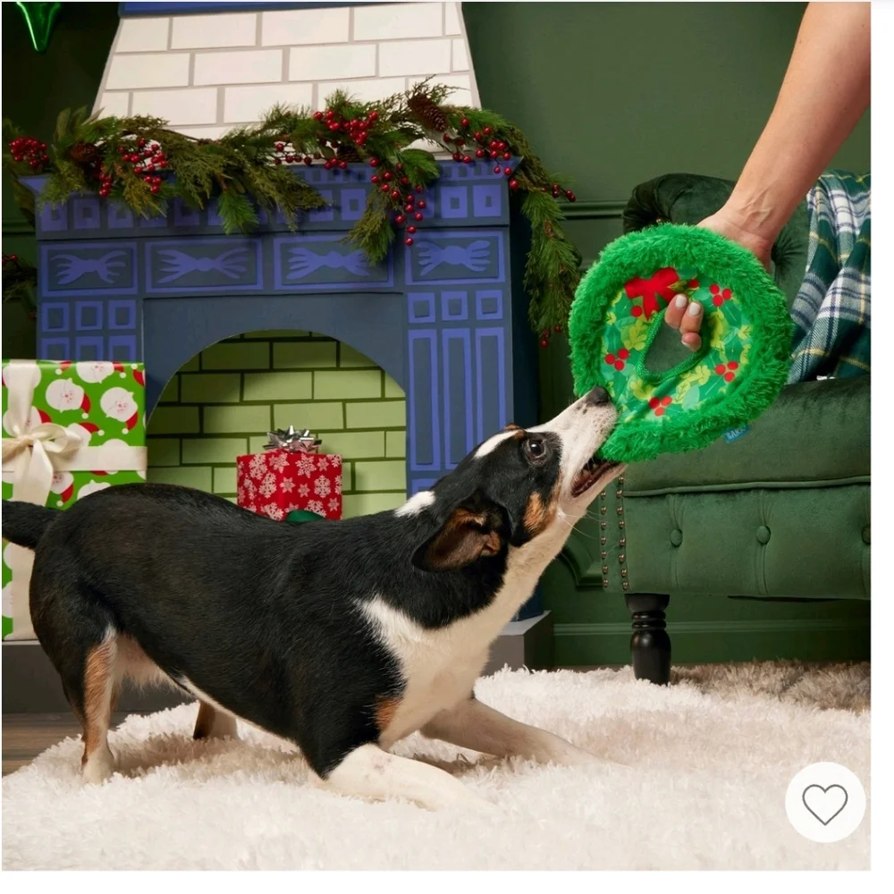 Bark Holiday Wreath Toss Dog Toss